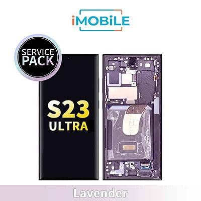 Samsung Galaxy S23 Ultra 5G (S918) LCD Touch Digitizer Screen [Service Pack] [Lavender]