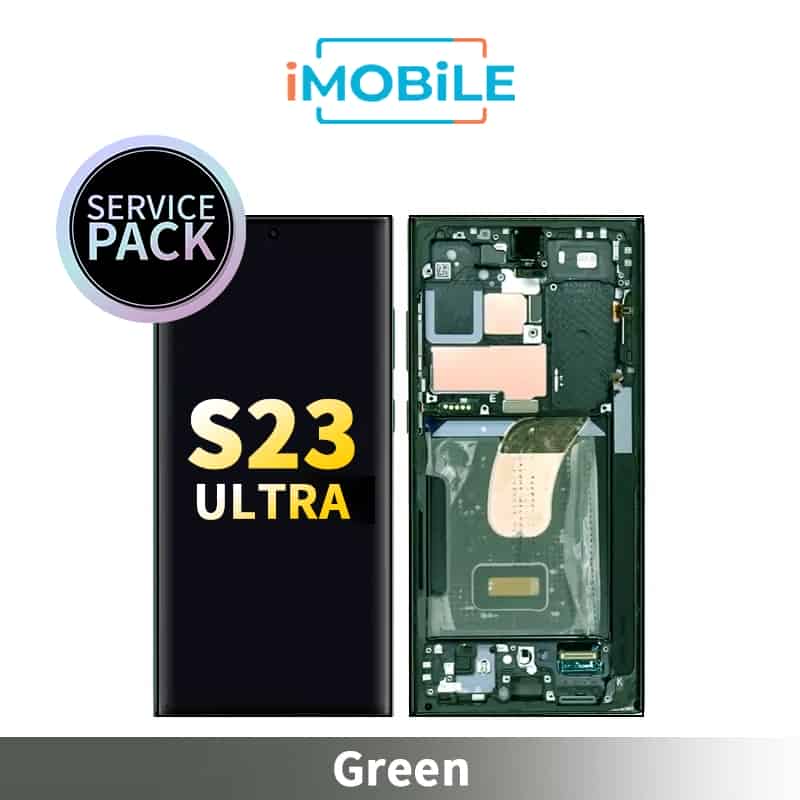 Samsung Galaxy S23 Ultra 5G (S918) LCD Touch Digitizer Screen [Service Pack] [Green]