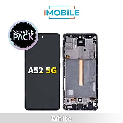 Samsung Galaxy A52 5G (A525 A526) LCD Touch Digitizer Screen [Service Pack] [White]