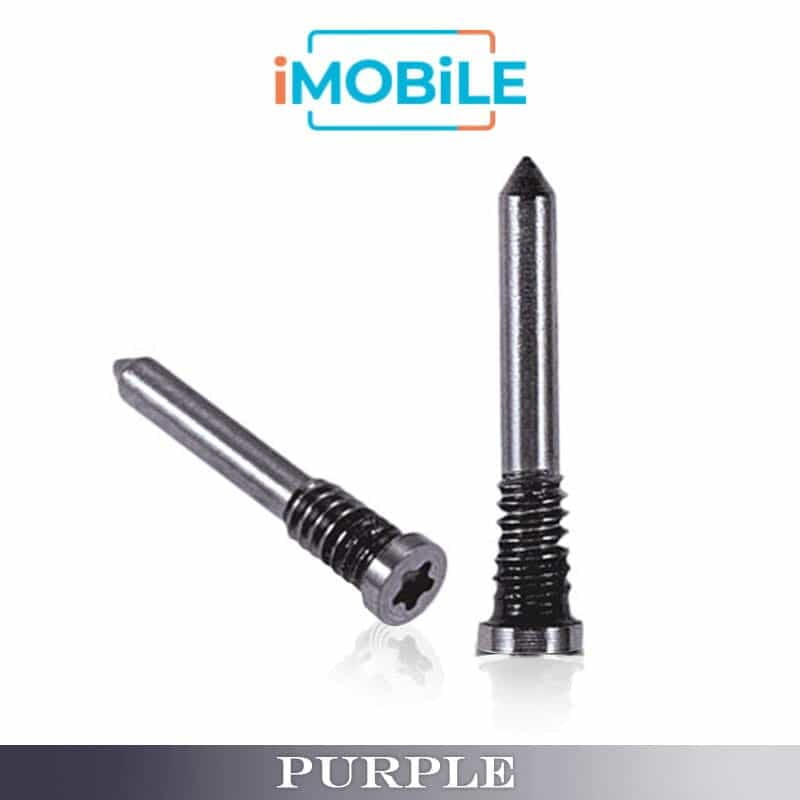 Bottom Screws Compatible For iPhone 14 Series (2 Pcs/Set) [Purple]