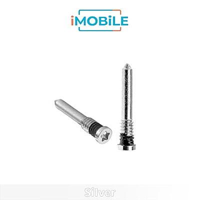 Bottom Screws Compatible For iPhone X To iPhone 14 [Silver]