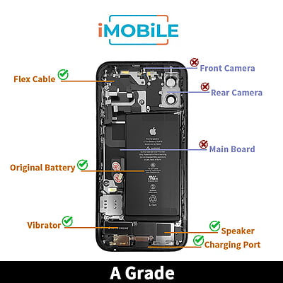 Original iPhone Back Housing - iPhone 12 [A Grade]