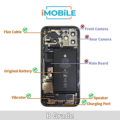 Original iPhone Back Housing - iPhone 12 Pro [B Grade]