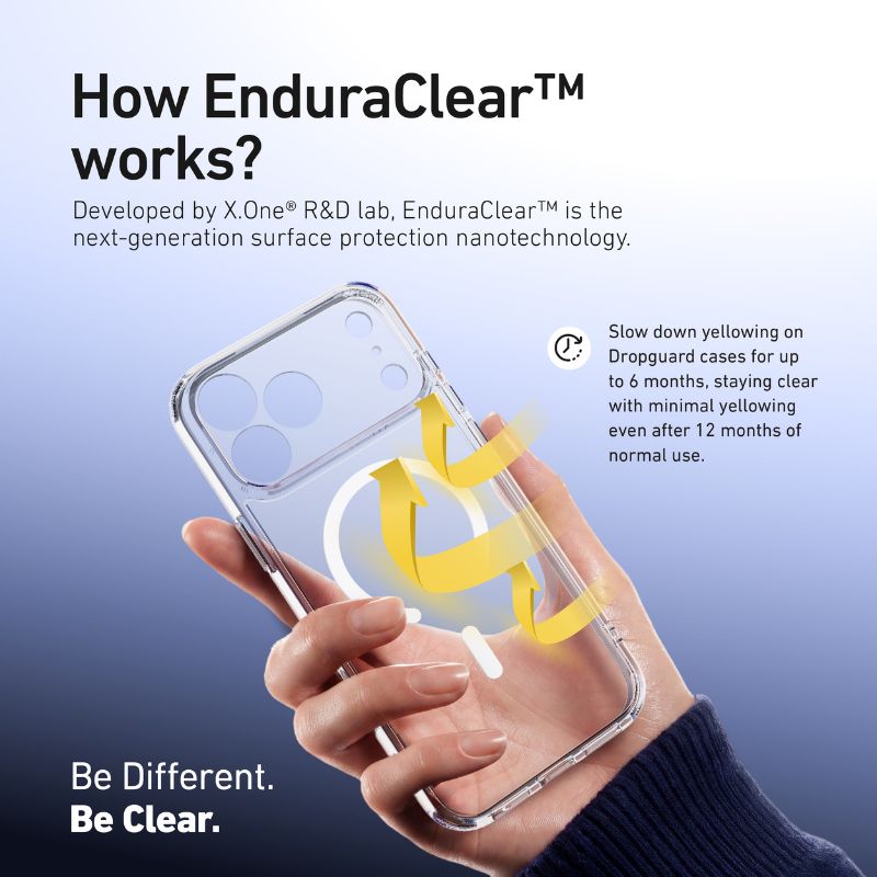 X.One [MagSafe] Dropguard Clear Impact Protection Case, iPhone 18 Pro Max