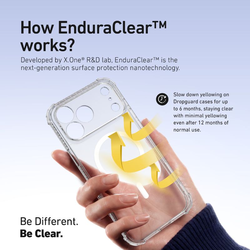 X.One [MagSafe] Dropguard Pro Clear Impact Protection Case, iPhone 18 Pro Max