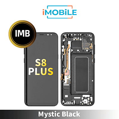 Samsung Galaxy S8 Plus (G955) LCD Touch Digitizer Screen [IMB] [Mystic Black]