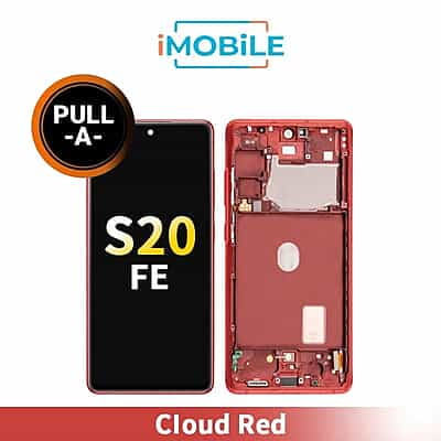 Samsung Galaxy S20 FE (G781B) LCD Touch Digitizer Screen [Secondhand Original] [Cloud Red]