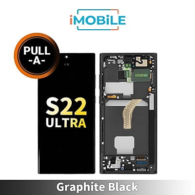 Samsung Galaxy S22 Ultra (S908) LCD Touch Digitizer Screen [Secondhand Original] [Graphite Black]