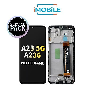 Samsung A23 5G A236 LCD Touch Digitize Screen With Frame [Service Pack]