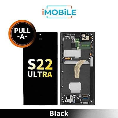 Samsung Galaxy S22 Ultra (S908) LCD Touch Digitizer Screen [Secondhand Original] [Black]