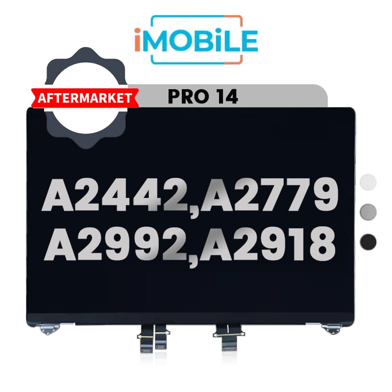 MacBook Pro 14" A2442 (2021) / A2779 (2022) / A2992 (2023) / A2918 (2023) Compatible LCD Display Assembly [Aftermarket]