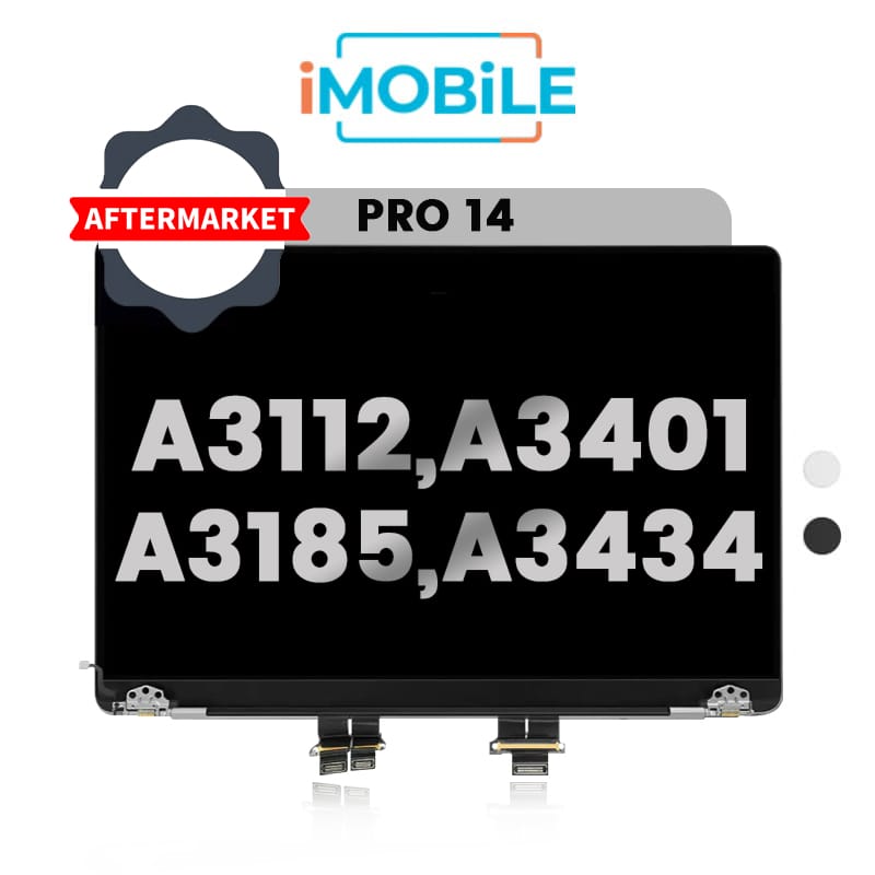 MacBook Pro 14" (M4) A3112 (2024) / A3401 (2024) / A3185 (2024) / A3434 (2025) Compatible LCD Display Assembly [Aftermarket]