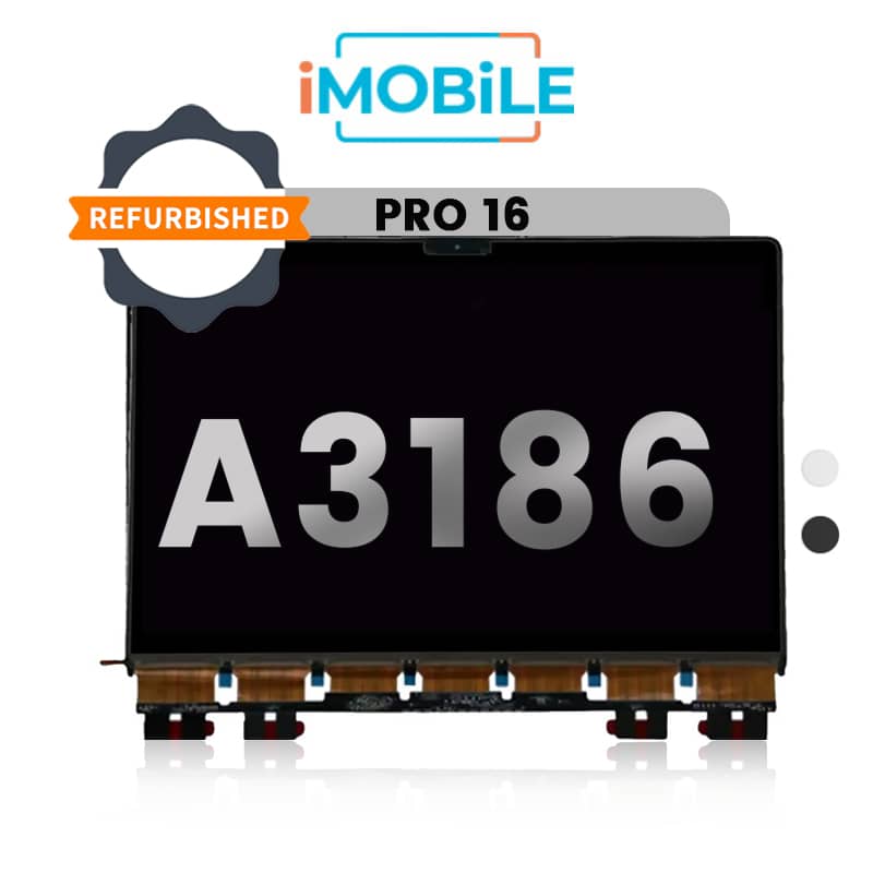 MacBook Pro 16" (2024, M4) A3186 Compatible LCD Display Assembly [Refurbished]