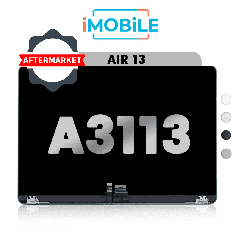 MacBook Air 13" A3113 (2024) Complete LCD Display Assembly [Aftermarket]