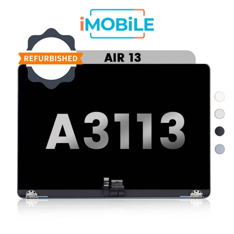 MacBook Air 13" A3113 (2024) Complete LCD Display Assembly [Refurbished]