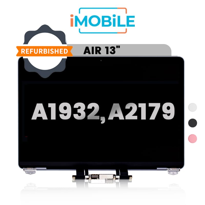 MacBook Air 13" A1932 (2019) A2179 (Early 2020) Complete LCD Display Assembly [Refurbished]