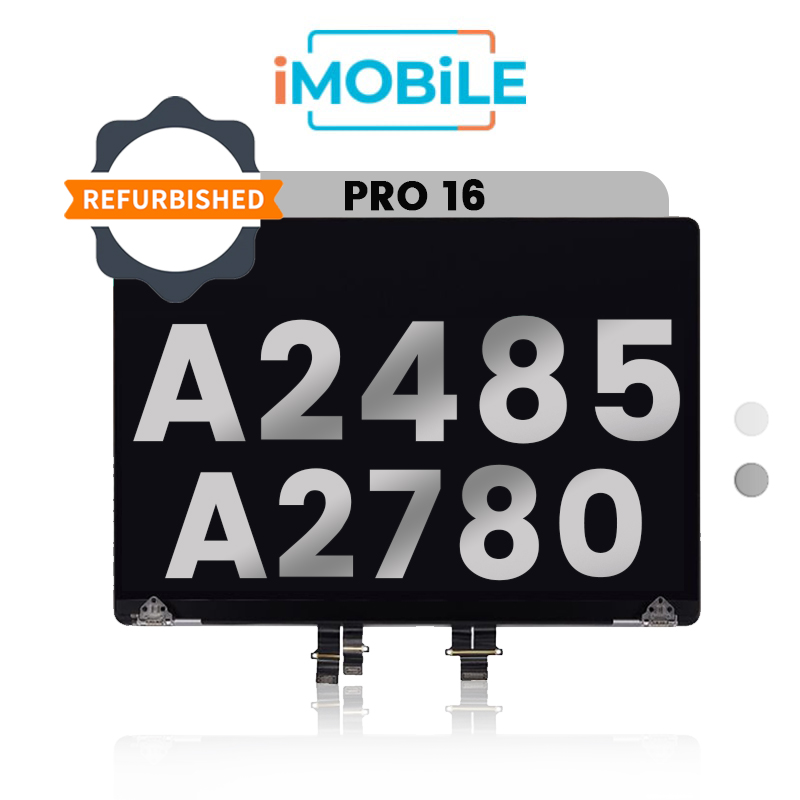 MacBook Pro 16" A2485 (2021) / A2780 (2023) / A2991 (2023) Complete LCD Display Assembly [Refurbished]