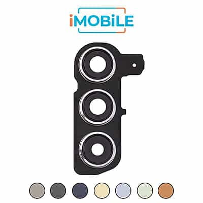 Samsung Galaxy S24 (S921) Camera Lens Set with Cover Bezel Ring-Sandstone Orange O