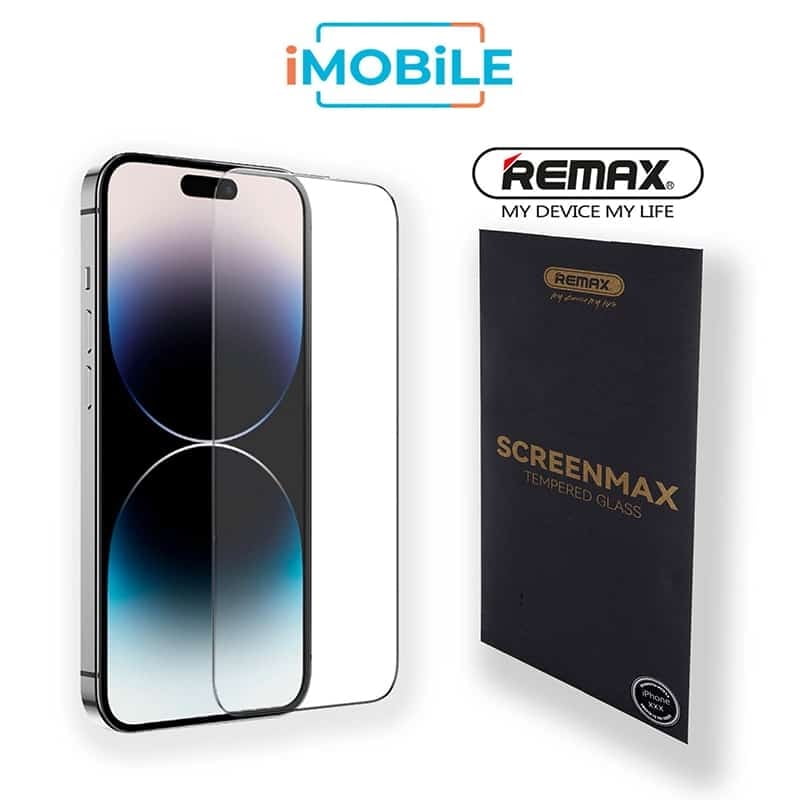 Remax RhinoShield 2.5D Tempered Glass with Envelope Pack, iPhone 15 / 15 Pro