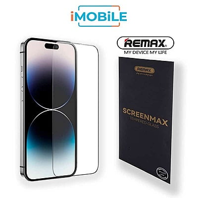 Remax RhinoShield 2.5D Tempered Glass with Envelope Pack, iPhone 15 Plus / 15 Pro Max