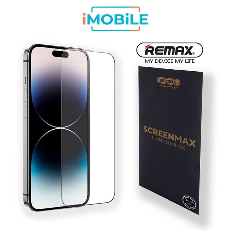 Remax RhinoShield 2.5D Tempered Glass with Envelope Pack, iPhone 15 Plus / 15 Pro Max