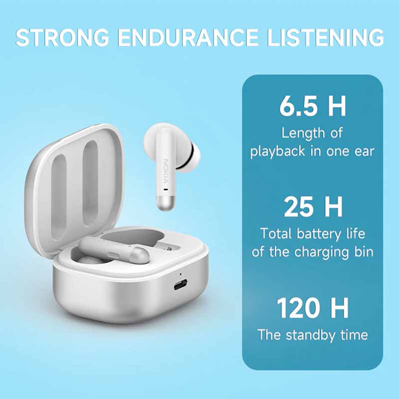 Nokia Essential True Wireless Earphones [E3511ANC] - Active Noise Cancellation