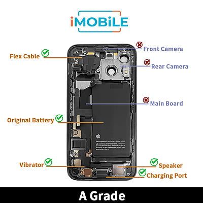 Original iPhone Back Housing - iPhone 13 Mini [A Grade]