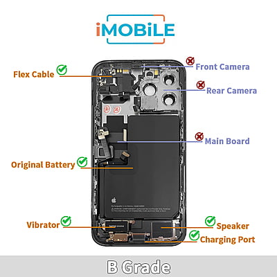 Original iPhone Back Housing - iPhone 13 Pro Max [B Grade]