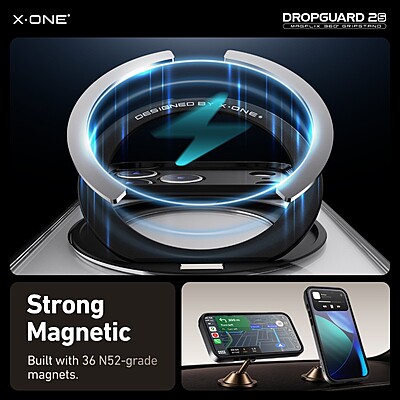 X.One [MagSafe] Dropguard 2S / 2.0 Impact Protection Kickstand Case, iPhone 17 Air