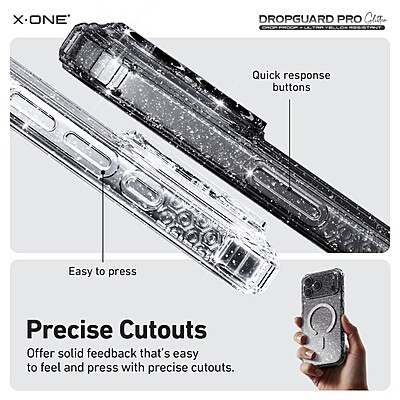 X.One [MagSafe] Glitter Impact Protection Case, iPhone 17 Pro