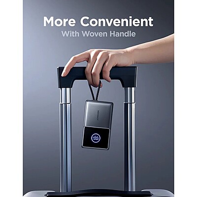 JoyRoom JR-PR1 22.5 with Built-in Retractable Cable Power Bank [1 Port + USB-C Cable]