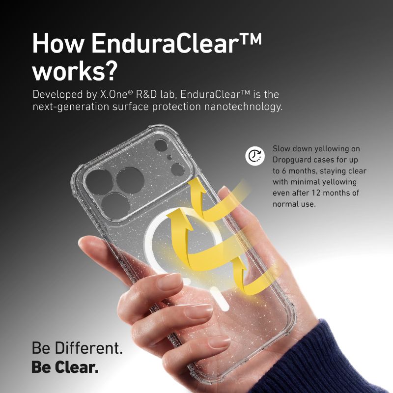 X.One [MagSafe] Glitter Clear Impact Protection Case, iPhone 18 Pro Max