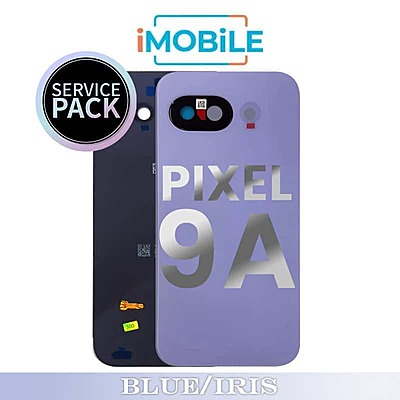 Google Pixel 9A Compatible Back Cover with lens [Service Pack] [Blue / Iris]