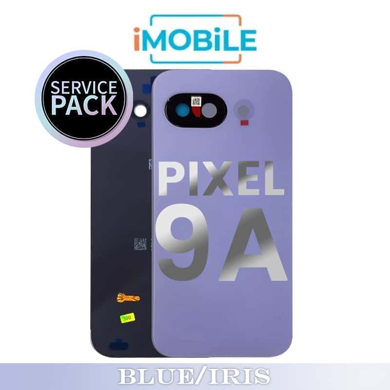 Google Pixel 9A Compatible Back Cover with lens [Service Pack] [Blue / Iris]