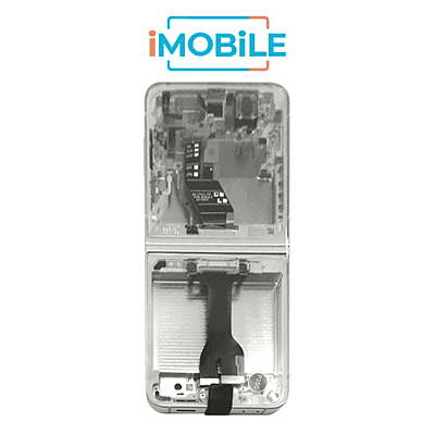 Samsung Galaxy Z Flip 6 5G (F741) Main LCD Digitizer Screen [Service Pack] [White] GH82-35014F