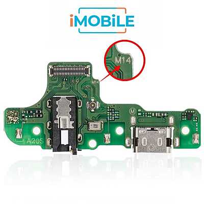 Samsung Galaxy A20S A207M (2019) (M14) Charging Port Flex / SIM Card Reader