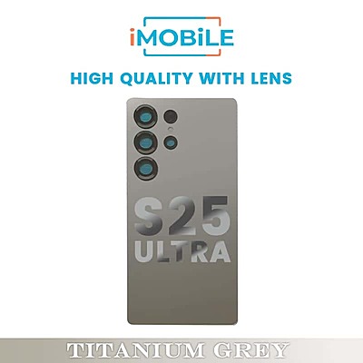Samsung Galaxy S25 Ultra (S938) Back Cover [High Quality with Lens] [Titanium Grey]