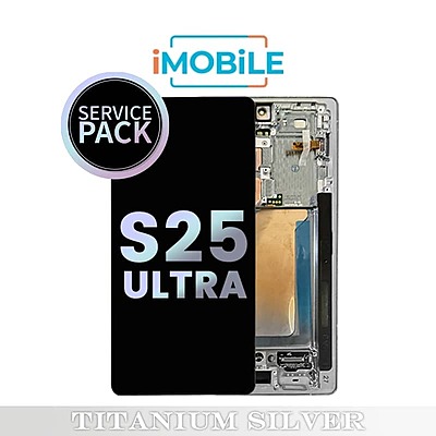 Samsung Galaxy S25 Ultra (S938) LCD Touch Digitizer Screen [Service Pack] [Titanium Silver]
