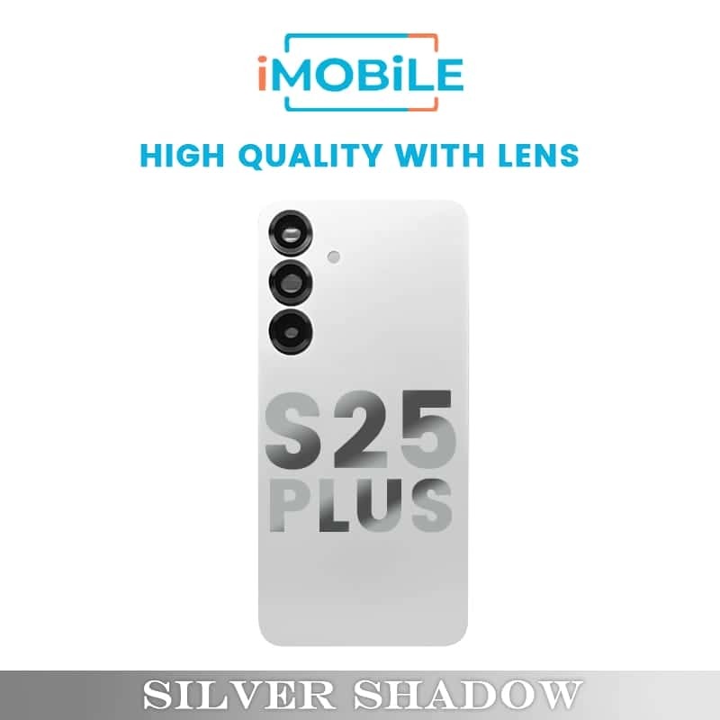 Samsung Galaxy S25 Plus (S936) Back Cover [High Quality with Lens] [Silver Shadow]