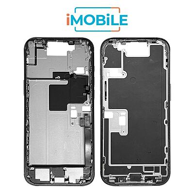 iPhone 16 Pro Max Compatible Back Housing with Small Parts [IMB] [White Titanium]