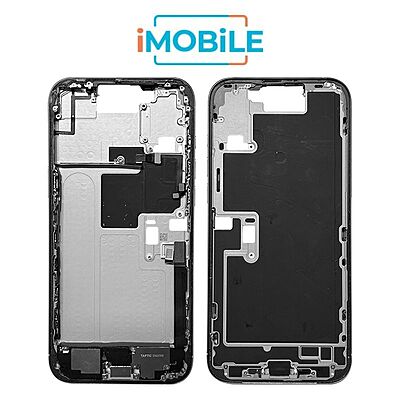 iPhone 16 Pro Max Compatible Back Housing with Small Parts [IMB] [Black Titanium]