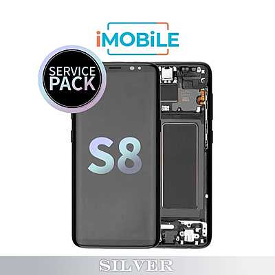 Samsung Galaxy S8 (G950) LCD Touch Digitizer Screen [Service Pack] [Silver] GH97-20457B