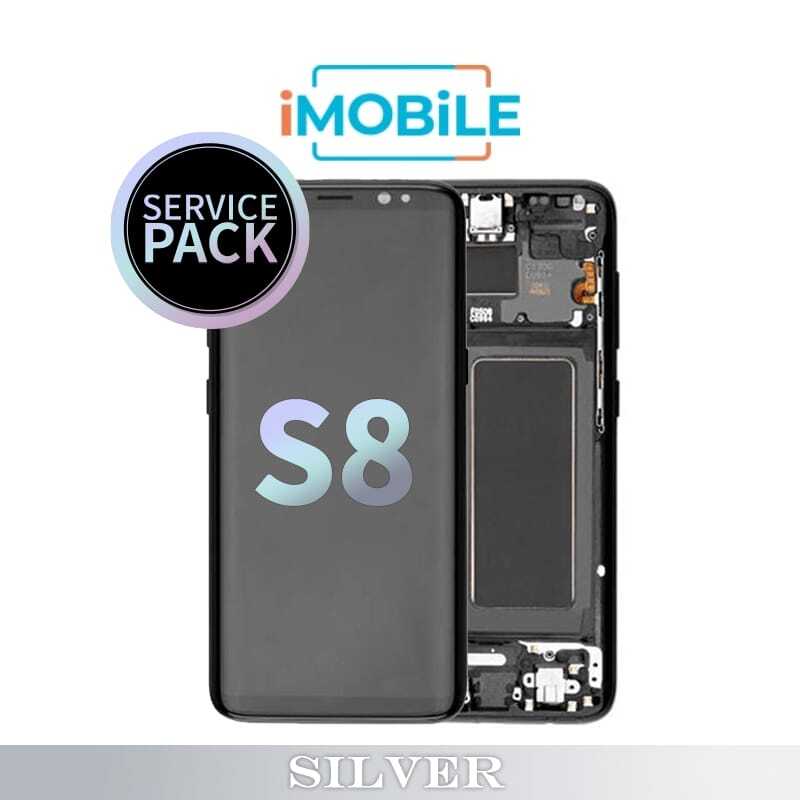 Samsung Galaxy S8 (G950) LCD Touch Digitizer Screen [Service Pack] [Silver] GH97-20457B