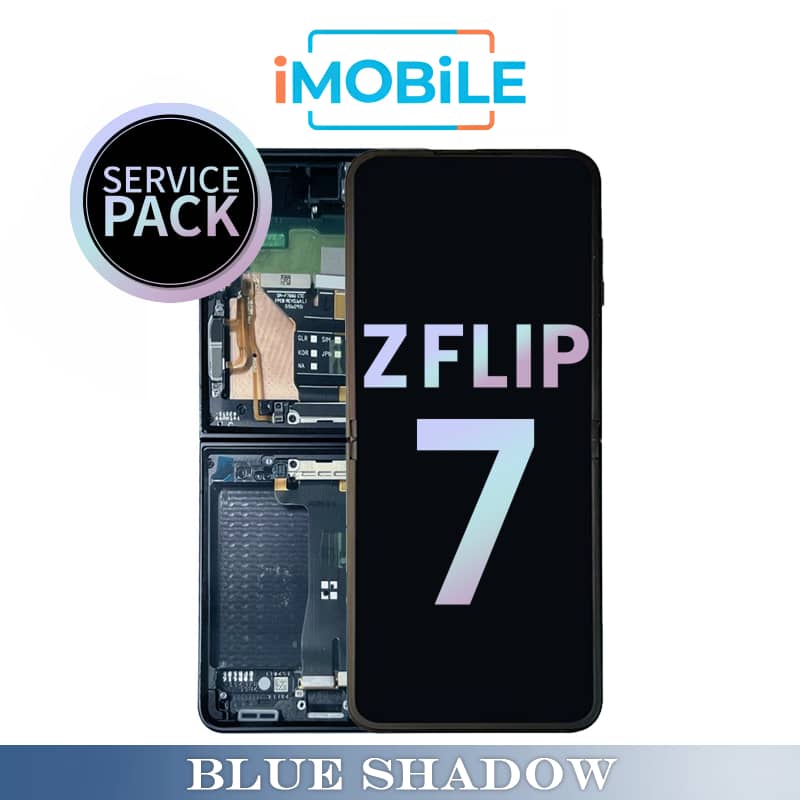 Samsung Galaxy Z Flip 7 5G (F766) Main Inner LCD Digitizer Screen [Service Pack] [Blue Shadow] GH82-37581A