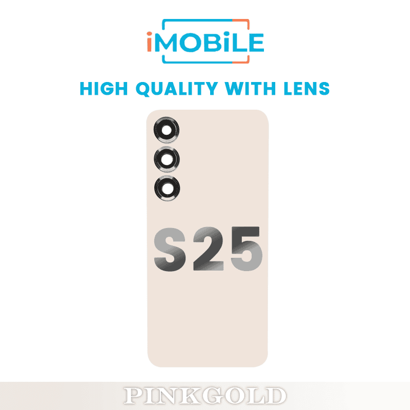 Samsung Galaxy S25 5G (S931) Back Cover [High Quality with Lens] [Pinkgold]