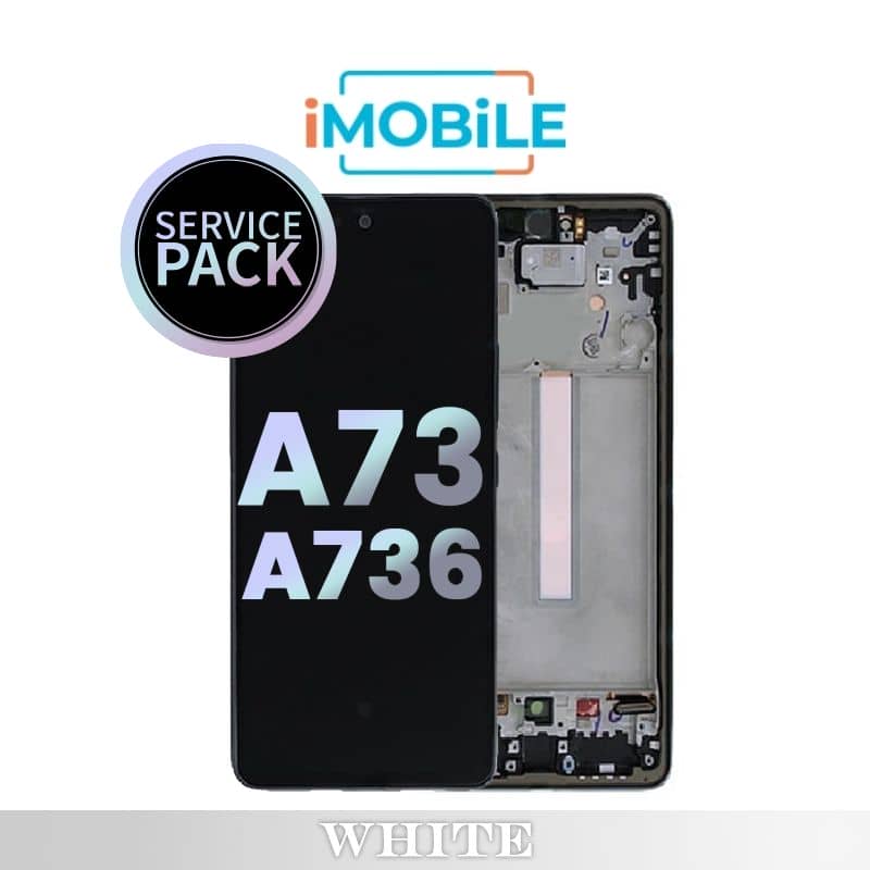 Samsung Galaxy A73 5G 2022 (A736) LCD Touch Digitizer Screen [Service Pack] [White] GH82-28686B GH82-28884B