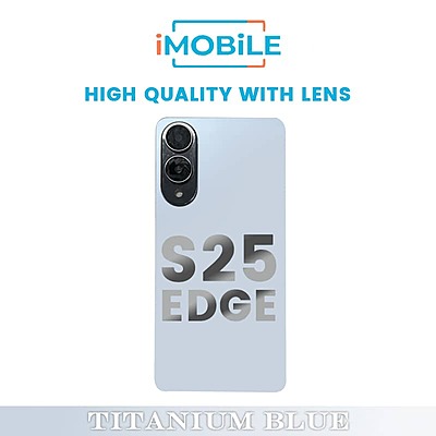 Samsung Galaxy S25 Edge (S937) Back Cover [High Quality with Lens] [Titanium Icyblue]