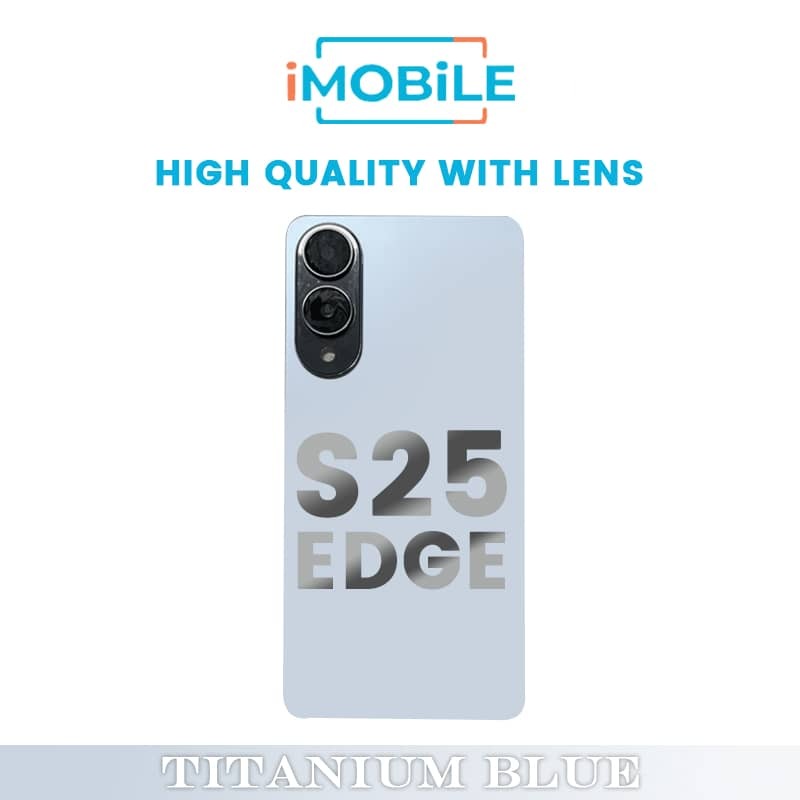 Samsung Galaxy S25 Edge (S937) Back Cover [High Quality with Lens] [Titanium Icyblue]