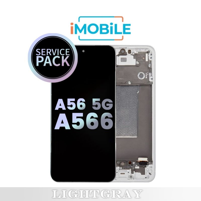 Samsung Galaxy A56 5G A566 LCD Touch Digitizer Screen [Service Pack] [Lightgray] GH82-36829B
