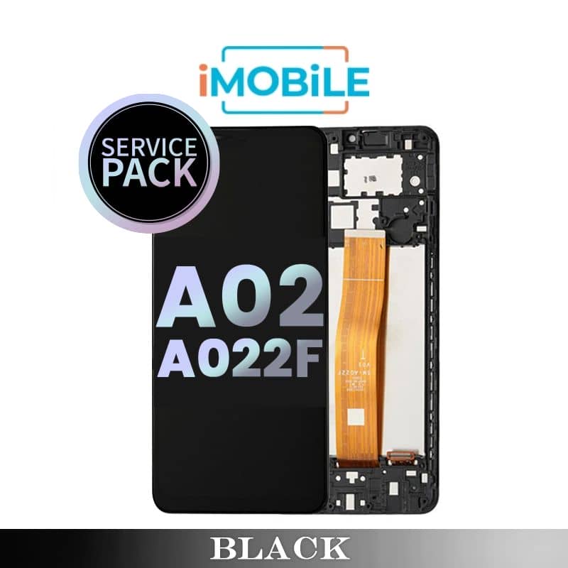 Samsung Galaxy A02 A022F LCD Digitizer Screen [Service Pack] [Black] GH82-25249A